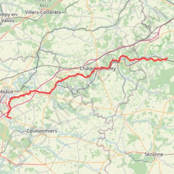 Trace GPS Reuil/Crécy, itinéraire, parcours