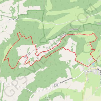 Trace GPS Circuit du Peu et de la Grotte - Doubs, itinéraire, parcours