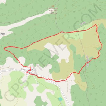 Trace GPS Montagne du Puy, itinéraire, parcours