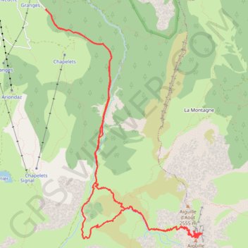 Trace GPS Brêche de la Portetta, itinéraire, parcours