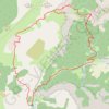 Trace GPS Au pied du Mont-Aiguille, itinéraire, parcours