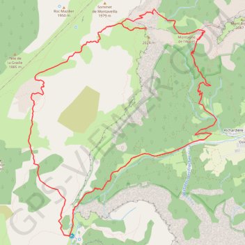 Trace GPS Au pied du Mont-Aiguille, itinéraire, parcours