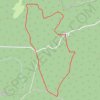 Trace GPS Sainte Barbe, dépôt de Merrains, itinéraire, parcours