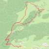 Trace GPS Croix et Frêtes de Colomban, itinéraire, parcours