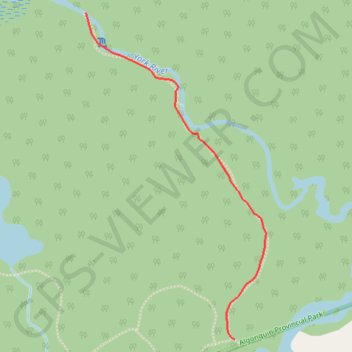 Trace GPS High Falls Trail, itinéraire, parcours
