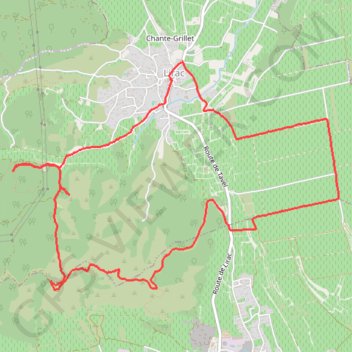 Trace GPS Lirac, Sainte Baume, itinéraire, parcours