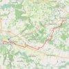 Trace GPS Compostelle Lanne soubiran-Aire sur Adour, itinéraire, parcours