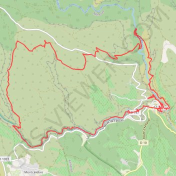 Trace GPS Minerve-Ponts naturels-Le Cesse-Dolmens des Lacs-Le Briant (..., itinéraire, parcours