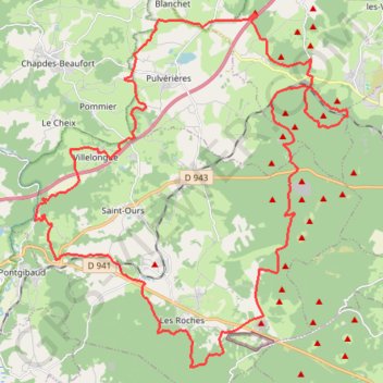 Trace GPS La Belle Volcanique, itinéraire, parcours