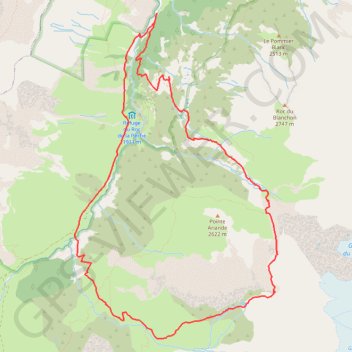 Trace GPS Col du Génépy (Vanoise), itinéraire, parcours