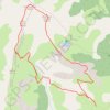 Trace GPS Daluis La Pinea, Saint Honorat, Fourchias Melina, itinéraire, parcours