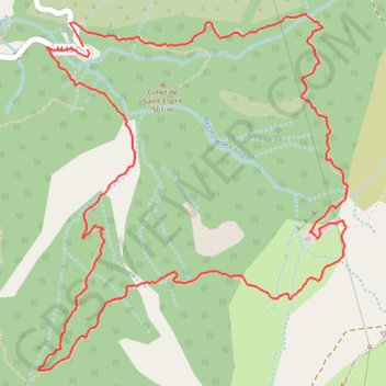 Trace GPS Mine de l Eguisse, itinéraire, parcours