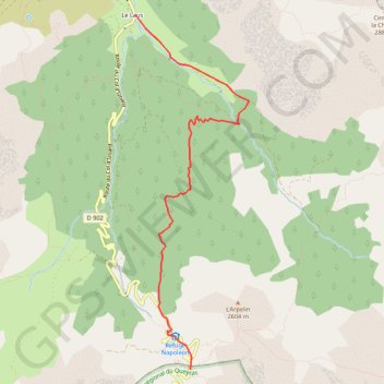 Trace GPS Col d'Izoard par le Sentier des Mules, itinéraire, parcours