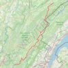 Trace GPS Grande traversée Jura (Mouthe-Giron), itinéraire, parcours