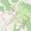 Trace GPS Tour de Montsalvy, itinéraire, parcours