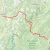 Trace GPS Le Jura d'Ouest en Est, itinéraire, parcours