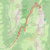 Trace GPS Le pas de l'ours par le col de Cherel, itinéraire, parcours
