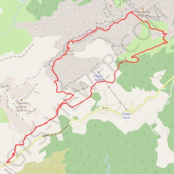 Trace GPS Traversée du Grand Bargy depuis le Col de la Colombière, itinéraire, parcours