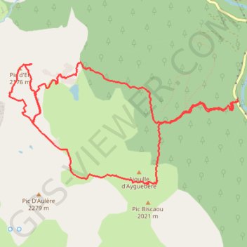 Trace GPS Pic d'Er, itinéraire, parcours