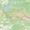 Trace GPS Prieuré Sainte Victoire depuis le barrage du Bimont, itinéraire, parcours