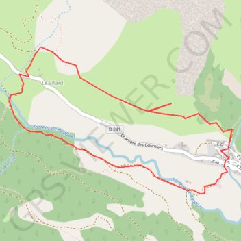 Trace GPS Fort de Réallon, itinéraire, parcours