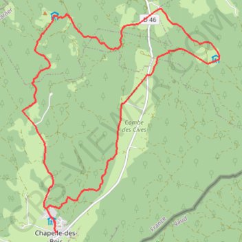 Trace GPS Belvédère du Pré d'haut et Pré poncet, itinéraire, parcours