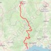 Trace GPS Grande Traversée du Massif Central à VTT (GTMC), itinéraire, parcours