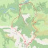 Trace GPS La croix de Prunières - Chaudes-Aigues, itinéraire, parcours