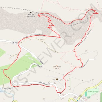 Trace GPS Tour de Cavillore, itinéraire, parcours