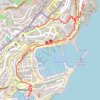 Trace GPS Monaco, la ville, itinéraire, parcours