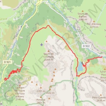 Trace GPS Gavarnie - Lac des Gloriettes, itinéraire, parcours