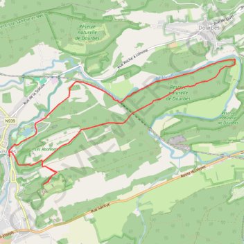 Trace GPS Nismes : On dirait le Sud (Fondry des Chiens), itinéraire, parcours