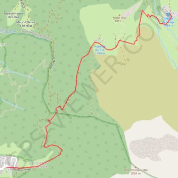Trace GPS Tour du Vorassay J2, itinéraire, parcours