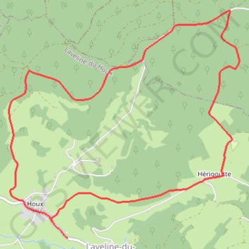 Trace GPS Chemins du Cœur des Vosges - Le col de Malenrupt, itinéraire, parcours