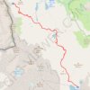 Trace GPS Queyras-Viso OPTION (Viso 3b.1) : Rifugio Giacoletti- Rifugio Quintino Sella, itinéraire, parcours