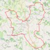 Trace GPS Circuit des Pruniers d'Ente - Catillonnès, itinéraire, parcours