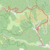 Trace GPS Du Mont Aigoual à Valleraugue par Aire de Côte et le Col du Pas, itinéraire, parcours