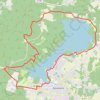 Trace GPS Tour du lac de Soustons, itinéraire, parcours