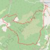 Trace GPS De la Roquebrussanne au Plateau d'Agnis, itinéraire, parcours