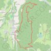 Trace GPS Saint Hugues de Chartreuse (forêt de l'Océpé), itinéraire, parcours