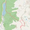 Trace GPS Pics del Ferro, Roi, de Munyidor depuis la Pantà de Baserca, itinéraire, parcours