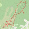 Trace GPS Lourmarin - La Combe des Cavaliers, itinéraire, parcours