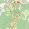 Trace GPS Col de Larnat - Col de Larcat, itinéraire, parcours