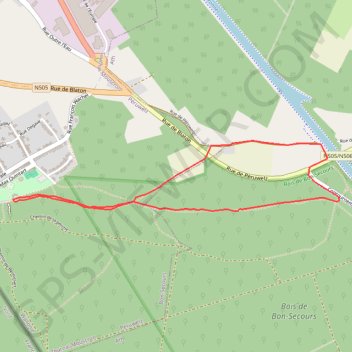 Trace GPS Circuit du Maréchal de Croÿ, itinéraire, parcours