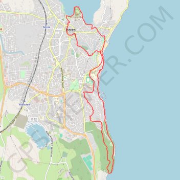 Trace GPS Entre ville et nature - Istres, itinéraire, parcours