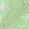 Trace GPS Traversée des dentelles de Montmirail, itinéraire, parcours