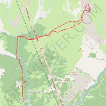 Trace GPS Roccia Verde, itinéraire, parcours