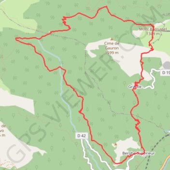 Trace GPS Tour de Gauron, itinéraire, parcours