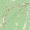 Trace GPS Crêtes du Vercors depuis le col de Montaud, itinéraire, parcours