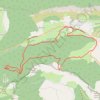 Trace GPS Séranon Sud - La Rouaine - Lachens, itinéraire, parcours